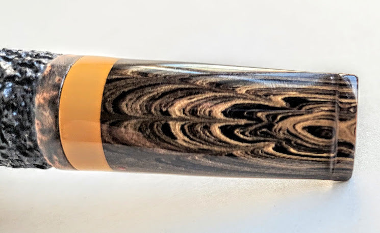 BLACK RUSTICATED HAWKBILL